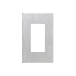 [CW1SS] Tapa Color Metálico para interruptor o dimmer Lutron, 1 gang, limpio y moderno | CW1SS