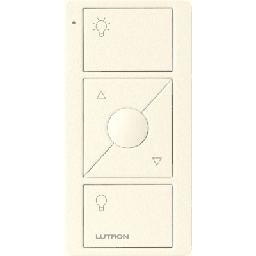 [PJ23BRLTBIL01] Control remoto PICO 3 botones encender/apagar, subir/bajar intensidad, color blanco, complemente con un atenuador Caseta, RA2, RadioRa2. | PJ23BRLTBIL01