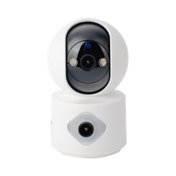 [SCAM3DB] Camara doble lente 3mp| Wifi| autoseguimiento| Detección de movimiento| audio de 2 vias| almacenamiento hasta 128GB | SCAM3DB