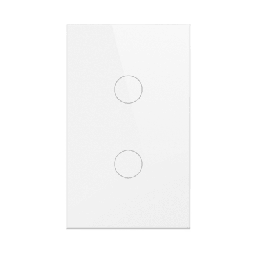[SHS212ZWH] (ZigBee) Apagador switch inalámbrico ZigBee, control de 2 regresos de carga, 110V | SHS212ZWH