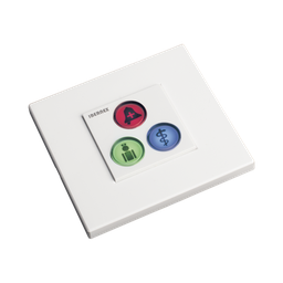 [NX0392] Modulo de 3 Botones iluminados con Lector RFID 125 KHz / Alarma / Cancelar y Código Azul / BUS RS485 / Compatible con NX0019/B, NX1021 y NX0015 | NX0392