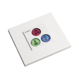 [NX0394] Modulo de 3 Botones iluminados para habitación de Hospital / Alarma / Cancelar y Código Azul / BUS RS485 / Compatible con NX0019/B, NX1021 Y NX0015 | NX0394