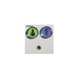 [NX0591/GB] MODULO DE 2 BOTONES ILUMINADOS (VERDE Y AZUL) CON JACK DE 3,5MM PARA PULSADORES NX0871 Y NX0881 Y LECTOR RFID 125KHz INTEGRADO (4). CONEXION BUS RS485 | NX0591/GB