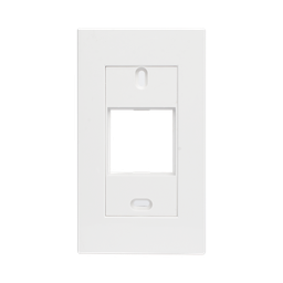 [NX9012] Marco blanco con placa metalica para caja americana | NX9012