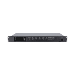[EP-B350DTB] Amplificador de Audio | 1 canal | 350 W | Sistema 100V y Baja Impedancia | 4 Entradas de Micrófono Balanceadas | Bluetooth | USB | SD | FM | Montaje en Rack | EP-B350DTB