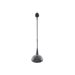 [EP-338] Micrófono | Cuello de Ganso con Base | Soporta Phantom | Salida Balanceada XLR | EP-338