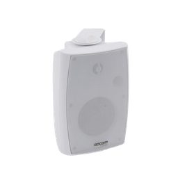 [SF-774HW] Altavoz de Pared de 2 vías | Woofer 4in + 1.5in | 2.5W - 20W | Para Sistemas 70/100V y 8 ohms | Material ABS | Rejilla y Bracket de Metal | Color Blanco | SF-774HW