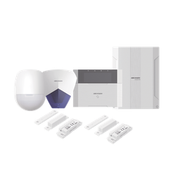 [DS-PHA64-LP/PACK(B)] KIT Panel de Alarma  AX HYBRID PRO / 1 Panel Híbrido / 1 Teclado LCD / 1 PIR / 2 Contactos Magnéticos / 1 Sirena Azul | DS-PHA64-LP/PACK(B)