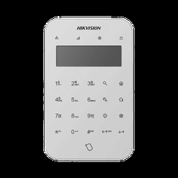 [DS-PK1-LT-WB] (AX PRO) Teclado Inalámbrico con Pantalla LCD para Armado y Desarmado / Funciones de Automatización para control de Relevadores | DS-PK1-LT-WB