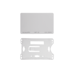 [ACCESS-CARD-EPC-K] Kit de  Tag UHF tipo Tarjeta para lectoras de largo alcance 900 MHZ / EPC GEN 2 / ISO 18000 6C / No imprimible / Incluye porta tarjeta | ACCESS-CARD-EPC-K