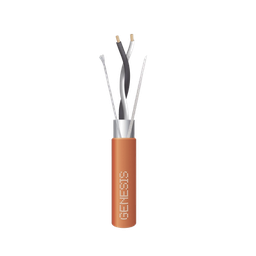 [3322-1003] Carrete de 305 Metros (1000 Pies) / Cable 2 x 18 AWG / Color Naranja / Blindado / Plenum / Trenzado para Aplicaciones de Transmisión de Datos a Alta Velocidad para Automatización, EIA-485, BACnet y otros Sistemas de Comunicación | 3322-1003