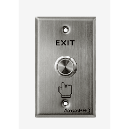 [APB-87022D] Botón de Cabeza Plana / Exterior IP66 / Estético / Placa de Acero Inoxidable | APB-87022D