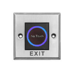 [DS-K7P08] Botón Cuadrado Sin Contacto / Indicador LED / NO / NC / Interior / Acero Inoxidable | DS-K7P08