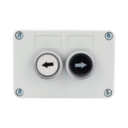 [XBS-SW-22] Botonera Doble Para Barreras Vehiculares, Operadores Corredizos y Abatibles. | XBS-SW-22