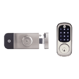 [MX89997] Cerradura Digital para Exteriores / Teclado Digital Táctil / Control Remoto App Yale / Compatible Zigbee-Z Wave Plus / Resistente Intemperie / Hasta 250 Usuarios / Baterías AA | MX89997