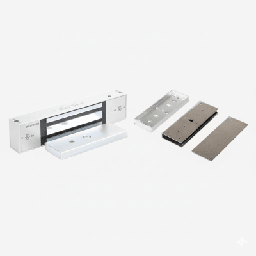 [E941SA1K2PQ/KITU] Kit Para Control de Acceso Incluye Chapa Magnética de 1200 Lbs / Montaje En "U" Para Puerta de Cristal /  Uso Interior / Certificación UL | E941SA1K2PQ/KITU