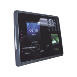 [MB160ID] Lector de Reconocimiento Facial, Tarjeta y Huella Digital / 1500 Rostros / 1500 huellas / Lector de tarjetas de proximidad / Soporta DDNS con BIOTIMEPRO / Función ADMS INCLUIDA | MB160ID