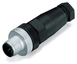 [SSMELE 756-9201/050-000] SSMELE 756-9201/050-000 Conector Macho M12; 5 polos; con codificación A; Tornillo