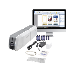 [SMART51L] Kit Impresora SMART51L / Con Laminador /DOBLE Lado/3 Años Garantia / Incluye 2 x  RibbonColor / 100 tarjetas PVC/ 1 Cinta de Limpieza/ Software | SMART51L