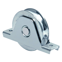 [1151-5540-001] 338 - Rueda de 10 cm / Capacidad Para Puertas de Hasta 380 kg / Canal Tipo "U" | 1151-5540-001