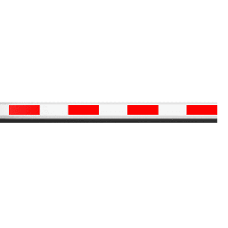 [307500183] Brazo Octagonal Recto de 3 Metros para Barreras DS-TMG520 / Requiere Enganche 190150359 | 307500183