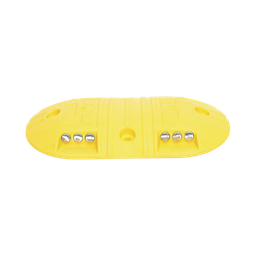 [AC22-12BY] Boya D / Plastico Duradero / Amarilla / 4 Orificios / LEDS REFLEJANTES / 20 Toneladas. | AC22-12BY