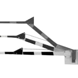 [1601-384] Brazo de madera con articulacion / Compatible con barreras DKS 1601 | 1601-384