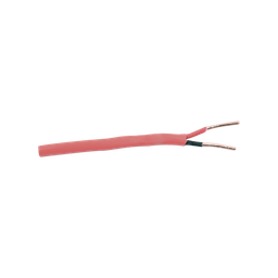 [4313-1004/1000] Carrete de Alambre de 305 Metros (1000 Pies) / 2 x 14 AWG / Riser / Tipo FPLR-CL3R / Color Rojo / Para Aplicaciones en Paneles de Detección de Incendio y Sistemas de Evacuación | 4313-1004/1000