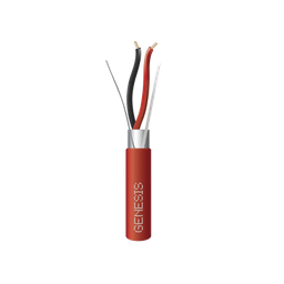 [4606-5504] Bobina de Alambre 152 Metros (500 Pies) / 2 x 16 AWG Blindado / PLENUM / Para Alarmas de Incendio | 4606-5504