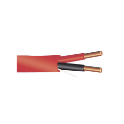 [LP214-FIRE] Alambre de Alarma contra Incendios - Bobina de 305 Metros (1000 Pies): 2 x 14 AWG, Rojo, Tipo FPLR, (UL) FT4, Ideal para Sistemas de Detección y Evacuación de Incendios | LP214-FIRE