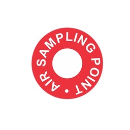 [RP-5218] Etiqueta de Punto de Muestreo para Tubería de Aspiración, Paquete con 125 Piezas | RP-5218