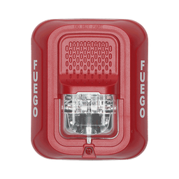 [SRL-SP] Lámpara Estroboscópica para Montaje en Pared, Color Rojo, Nivel de Candelas Seleccionable, Nuevo Diseño Moderno y Elegante y Menor Consumo de Corriente | SRL-SP