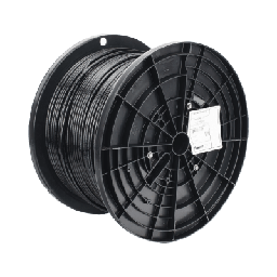 [PUO6C2204BL-GZ] Bobina de Cable UTP de 4 Pares OSP (Planta Externa), Cat6 de Rango Extendido, 22 AWG, Color Negro, 305 Metros (1000 Pies). | PUO6C2204BL-GZ