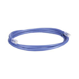 [UTP6AX5BU] Cable de Parcheo UTP, Cat6A, 24 AWG, CM, Color Azul, 1.52 Metros (5 Pies) | UTP6AX5BU