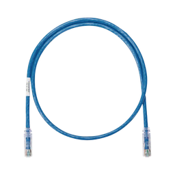 [NK5EPC1BUY] Cable de Parcheo UTP Categoría 5e, con Plug Modular en Cada Extremo - 0.3 Metros (1 Pie) - Azul | NK5EPC1BUY