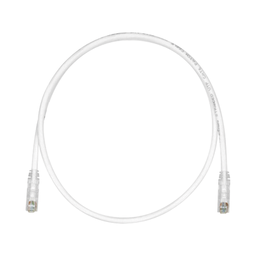 [UTPSP15Y] Cable de Parcheo TX6, UTP Cat6, 24 AWG, CM, Color Blanco Mate, 4.57 Metros (15 Pies) | UTPSP15Y