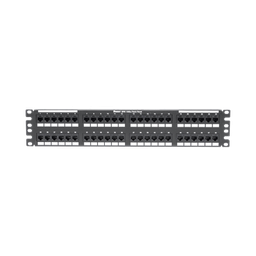 [DP486X88TGY] Panel de Parcheo de Impacto (110), Plano, Categoría 6A, de 48 Puertos, 2UR | DP486X88TGY
