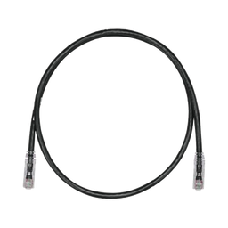 [UTPSP3BLY] Cable de Parcheo TX6, UTP Cat6, 24 AWG, CM, Color Negro, 0.91 Metros (3 Pies) | UTPSP3BLY