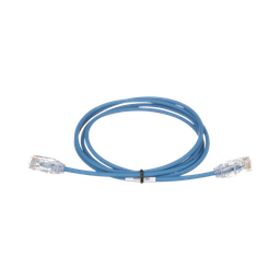 [UTP28SP10BU] Cable de Parcheo TX6, UTP Cat6, Diámetro Reducido (28AWG), Color Azul, 3.05 Metros (10 Pies) | UTP28SP10BU