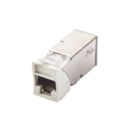 [Z6A-S02B] Jack Z-Max Cat6A, Blindado, Montaje Híbrido en Placa de Pared (Plano y Angulado), Color Blanco, Versión Bulk (Sin Empaque Individual) | Z6A-S02B