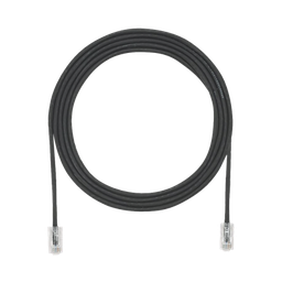 [UTP28X10BL] Cable de Parcheo UTP Cat6A, CM/LSZH, Diámetro Reducido (28AWG), Color Negro, 3.05 Metros (10 Pies) | UTP28X10BL