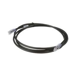 [UTP6AX3BL] Cable de Parcheo UTP, Cat6A, 24 AWG, CM, Color Negro, 0.91 Metros (3 Pies) | UTP6AX3BL