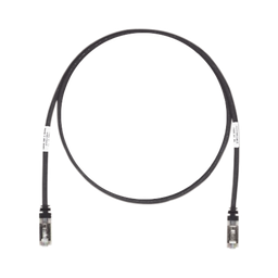 [STP6X7BL] Patch Cord Cat6A, Blindado S/FTP, CM/LS0H, 2.13 Metros (7 Pies), Color Negro | STP6X7BL