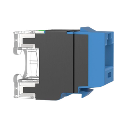 [NK6X88MBU] Conector Jack Estilo 110 (de Impacto), Tipo Keystone, Categoría 6A, de 8 Posiciones y 8 Cables, Color Azul | NK6X88MBU