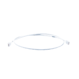 [MC6-03-02B] Patch Cord MC6 Modular Cat6 UTP, CM/LS0H, 0.91 Metros (3 Pies), Color Blanco, Versión Bulk (Sin Empaque Individual) | MC6-03-02B