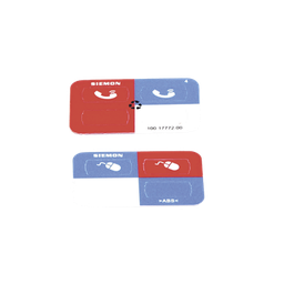 [Z-ICON-03B] Icono Ultramax para Identificación de Jacks, Color Rojo, Bolsa con 100 Piezas | Z-ICON-03B