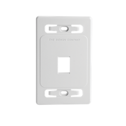 [MX-FP-S-01-02] Placa de Pared Modular MAX, de 1 Salida, Color Blanco | MX-FP-S-01-02