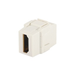 [NKHDMIIW] Módulo Acoplador HDMI 2.0, Hembra a Hembra Tipo-A, Categoría 2, Keystone, Color Blanco Mate | NKHDMIIW