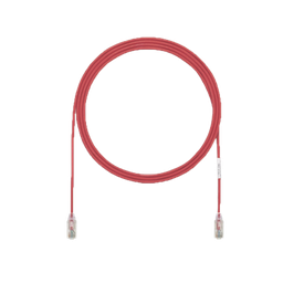 [UTP28X5RD] Cable de Parcheo UTP Cat6A, CM/LSZH, Diámetro Reducido (28AWG), Color Rojo, 1.52 Metros (5 Pies) | UTP28X5RD