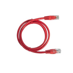 [LP-UT3-200-RD] Cable de Parcheo UTP Cat5e - 2.0 Metros (6.56 Pies) - Rojo | LP-UT3-200-RD